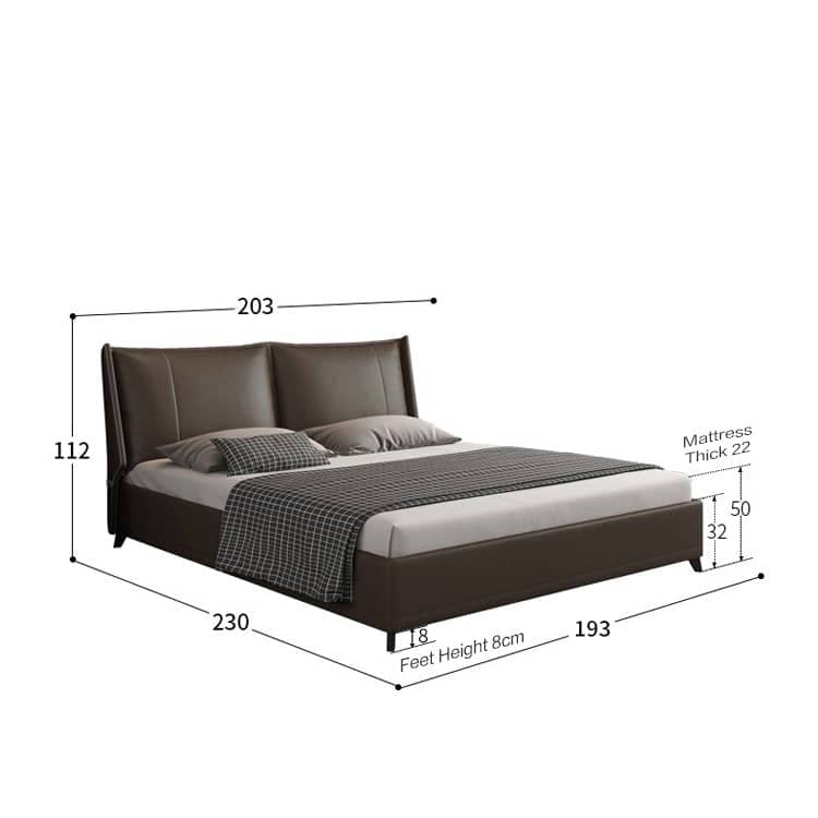 سرير بتصميم مودرن - GROS