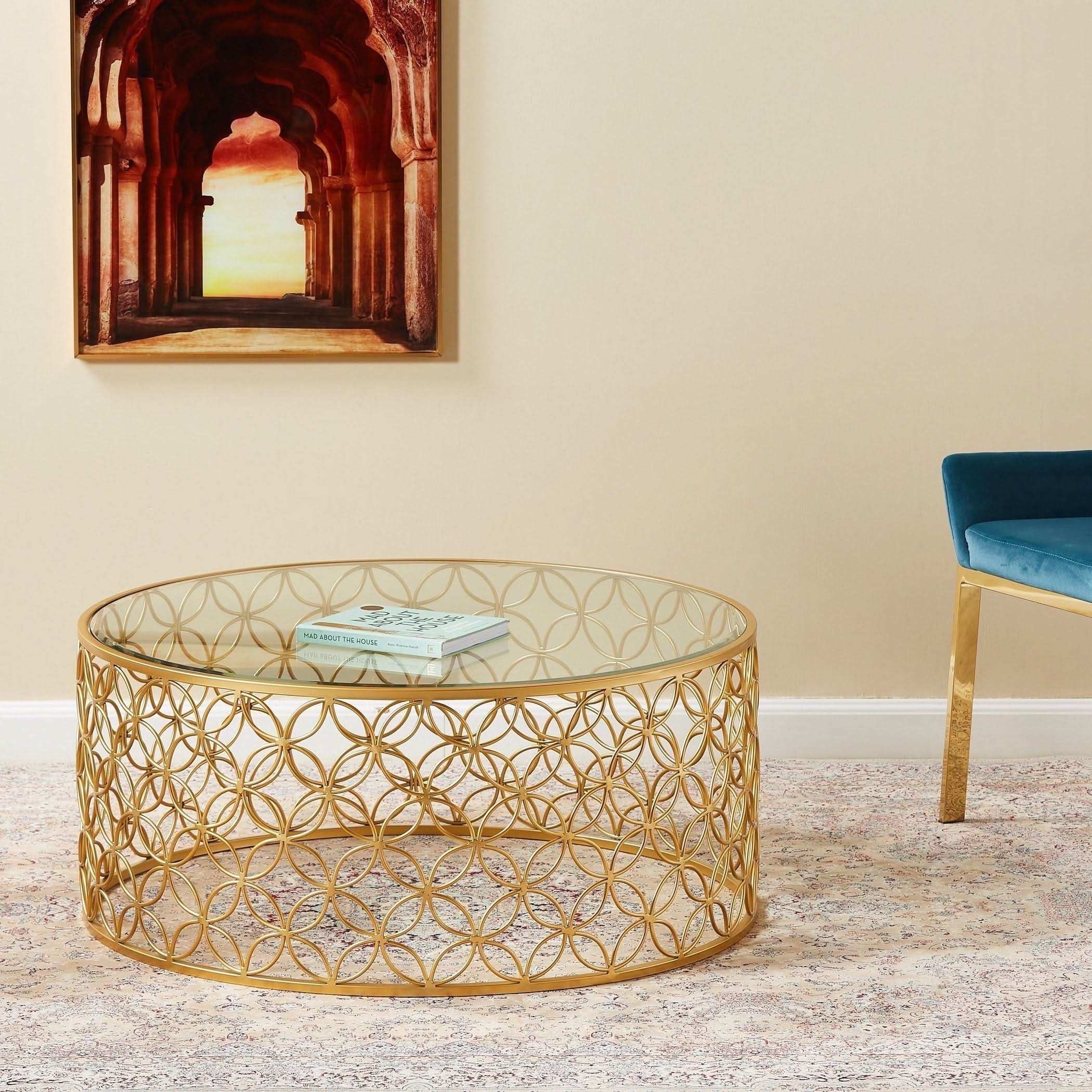 طاولة قهوة كلاسيكية متعددة الألوان - Baytuk