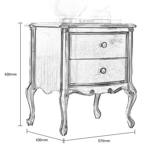 كومودينه بتصميم كلاسيكي - GOLDEN