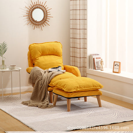 كرسي استرخاء مع مسند للقدم