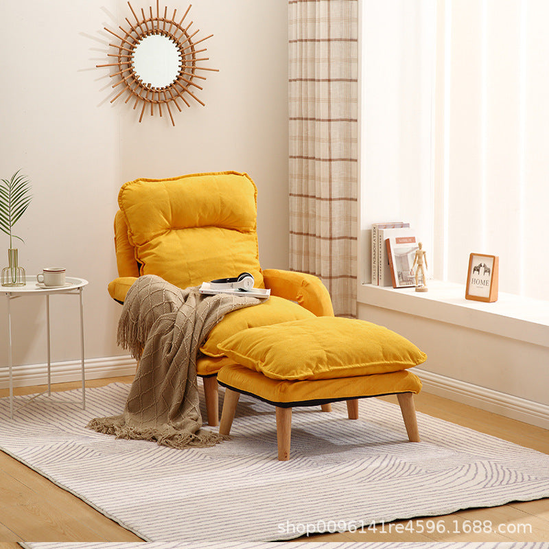 كرسي استرخاء مع مسند للقدم