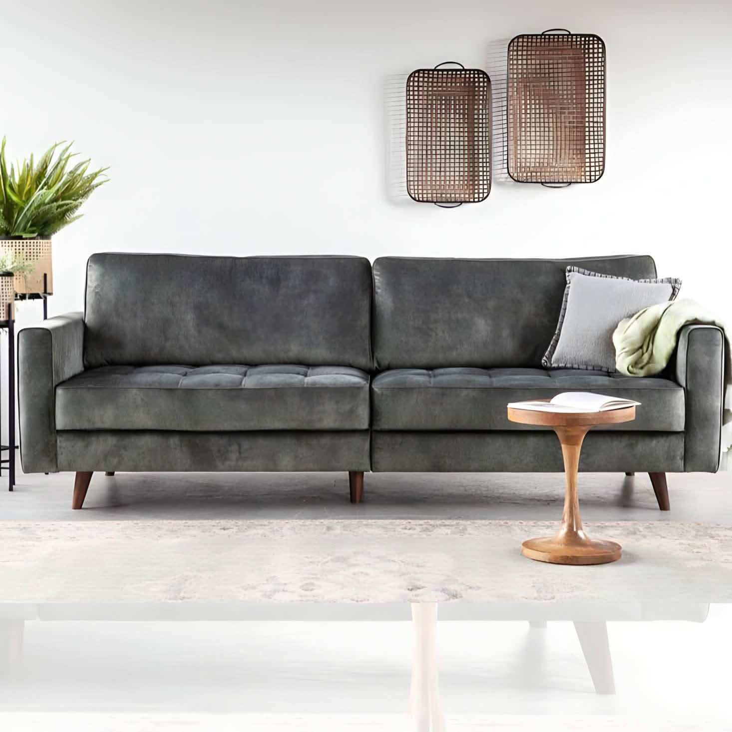 كنبة فاخرة خشب زان راحة مثالية - Baytuk