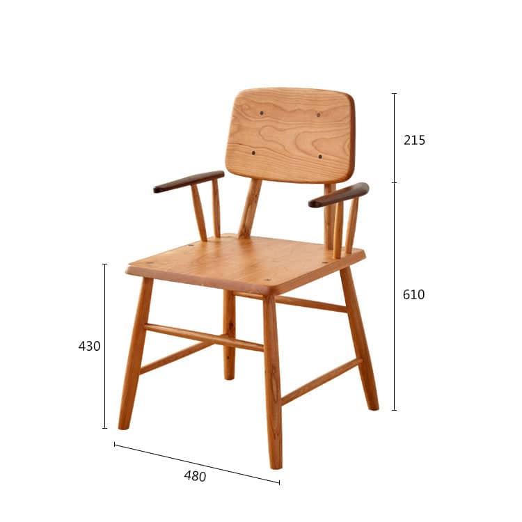 كرسي طعام خشبي - BAYTK