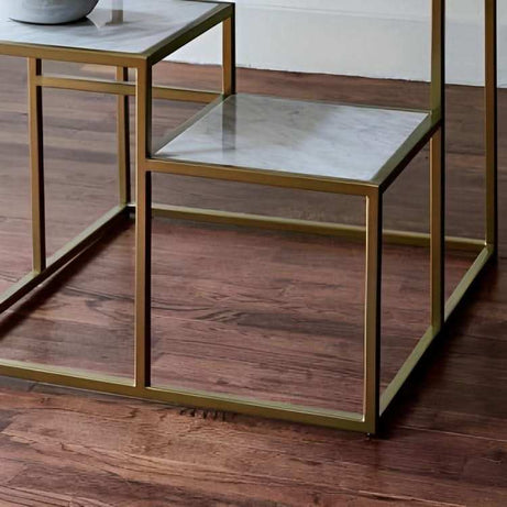 طاولة جانبية بأرفف - Baytuk