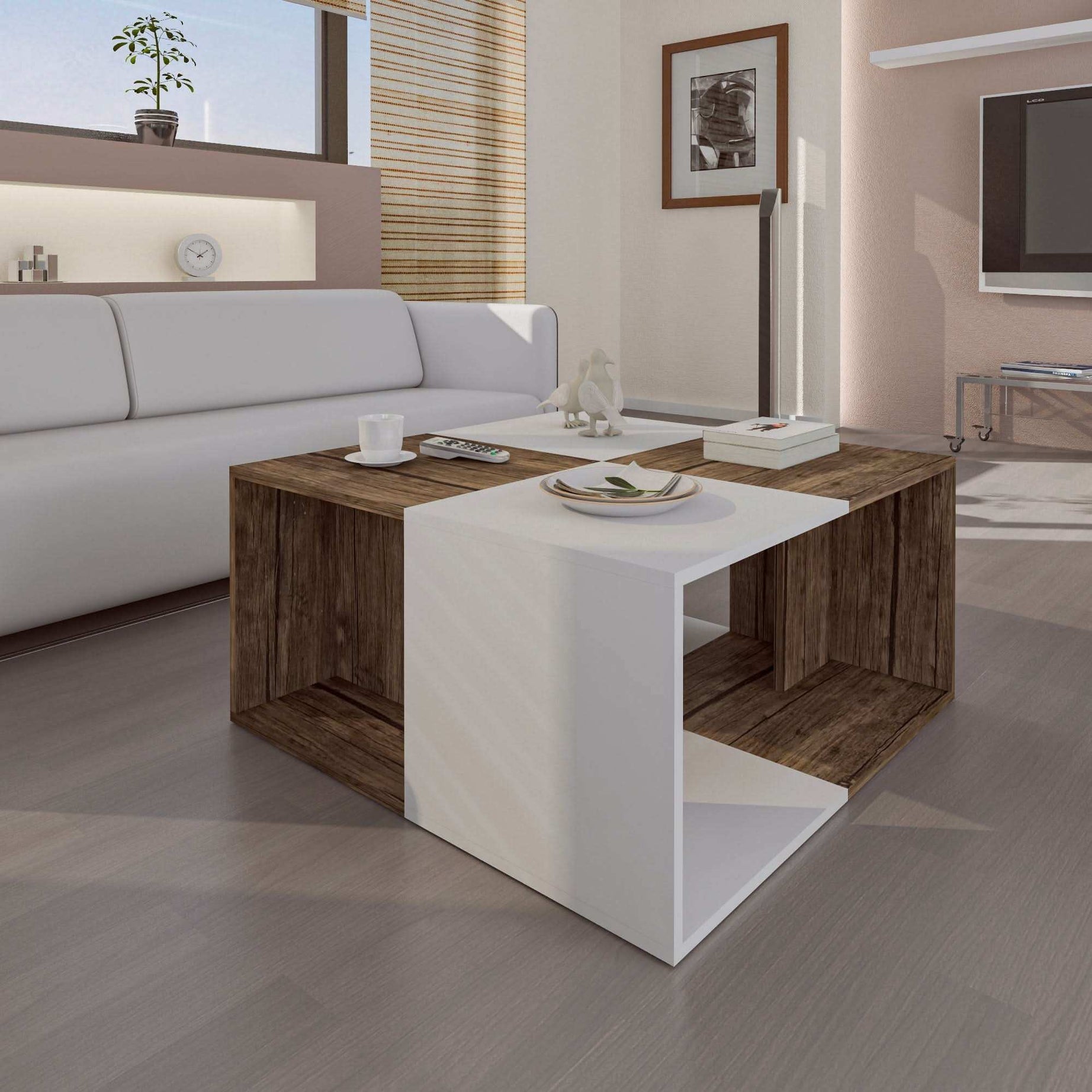 طاولة قهوة بتصميم مبتكر - Baytuk
