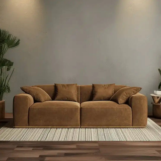 كنبة خشب طبيعي 225*85*70 سم - HIP64 - Homix