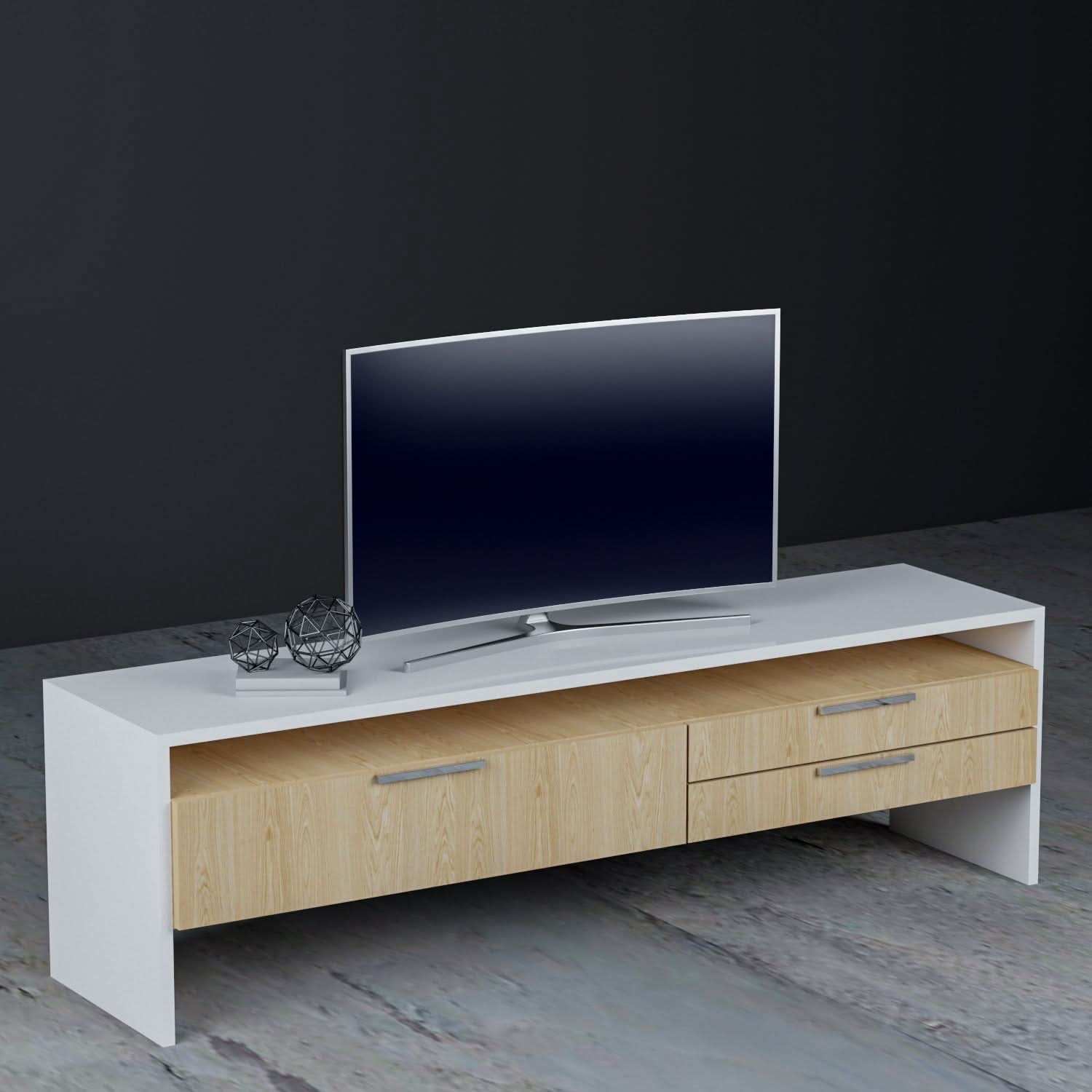 طاولة تلفاز خشبية مميزة - Baytuk