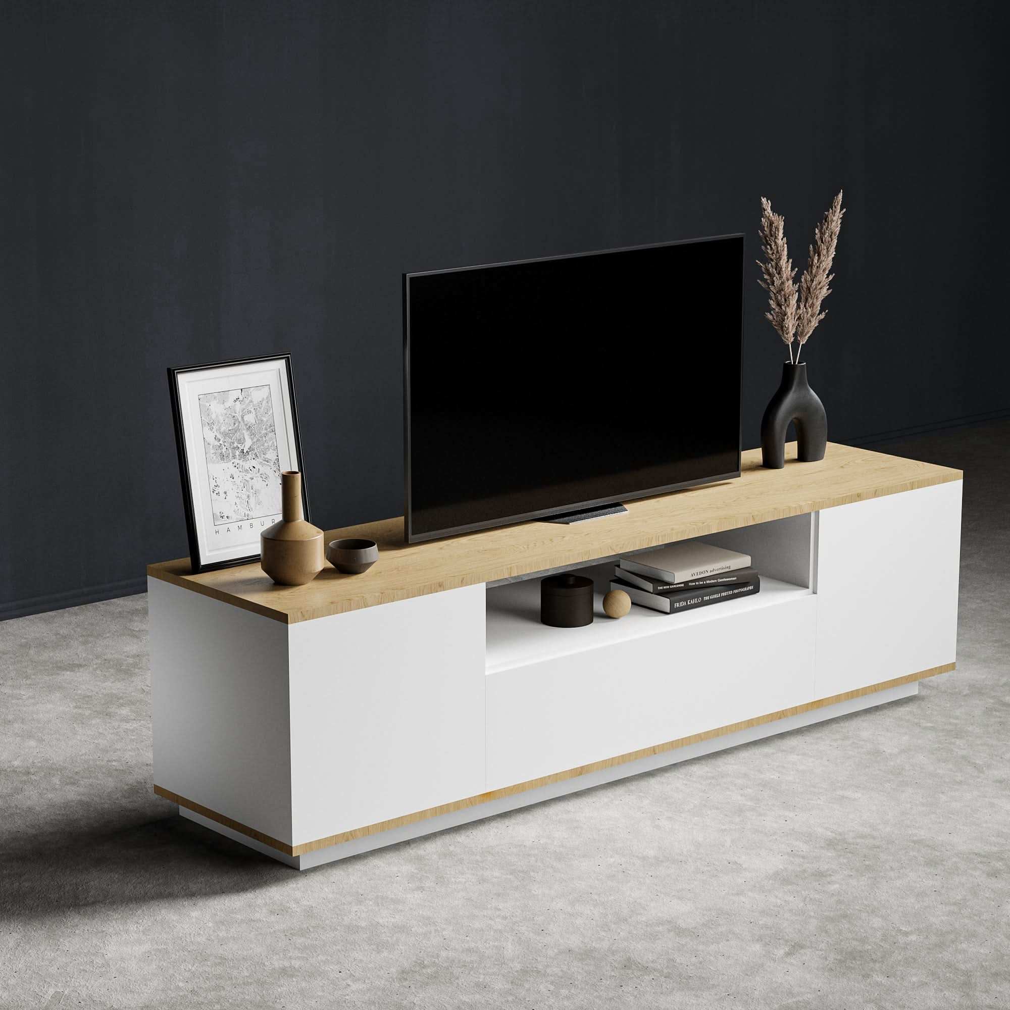 طاولة تلفاز خشبية مميزة - Baytuk