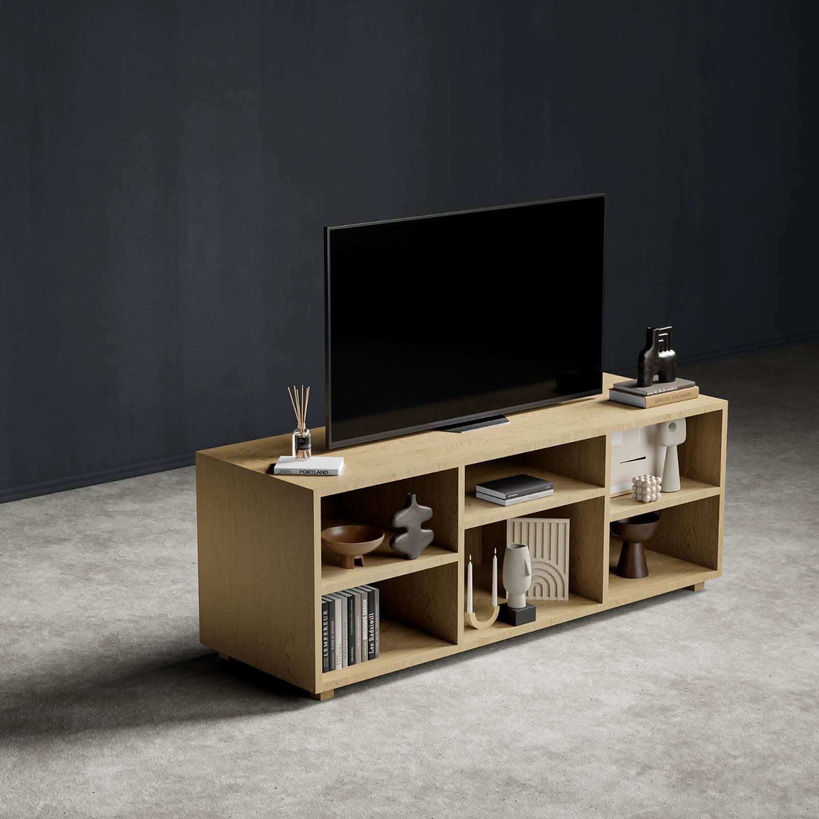 طاولة تلفاز متعددة الأرفف - Baytuk