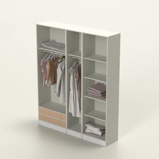 دولاب مزود بدرجين بتصميم بسيط - Baytuk