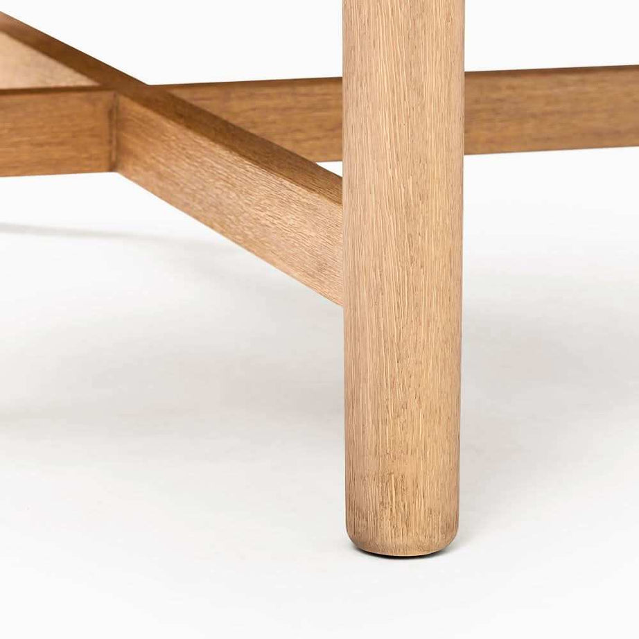 طاولة قهوة مستديرة خشبية - Baytuk