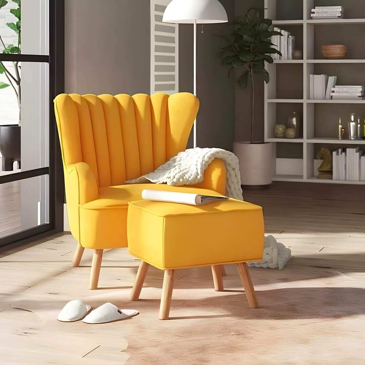 كرسي مريح خشب زان للجلسات الطويلة - Baytuk