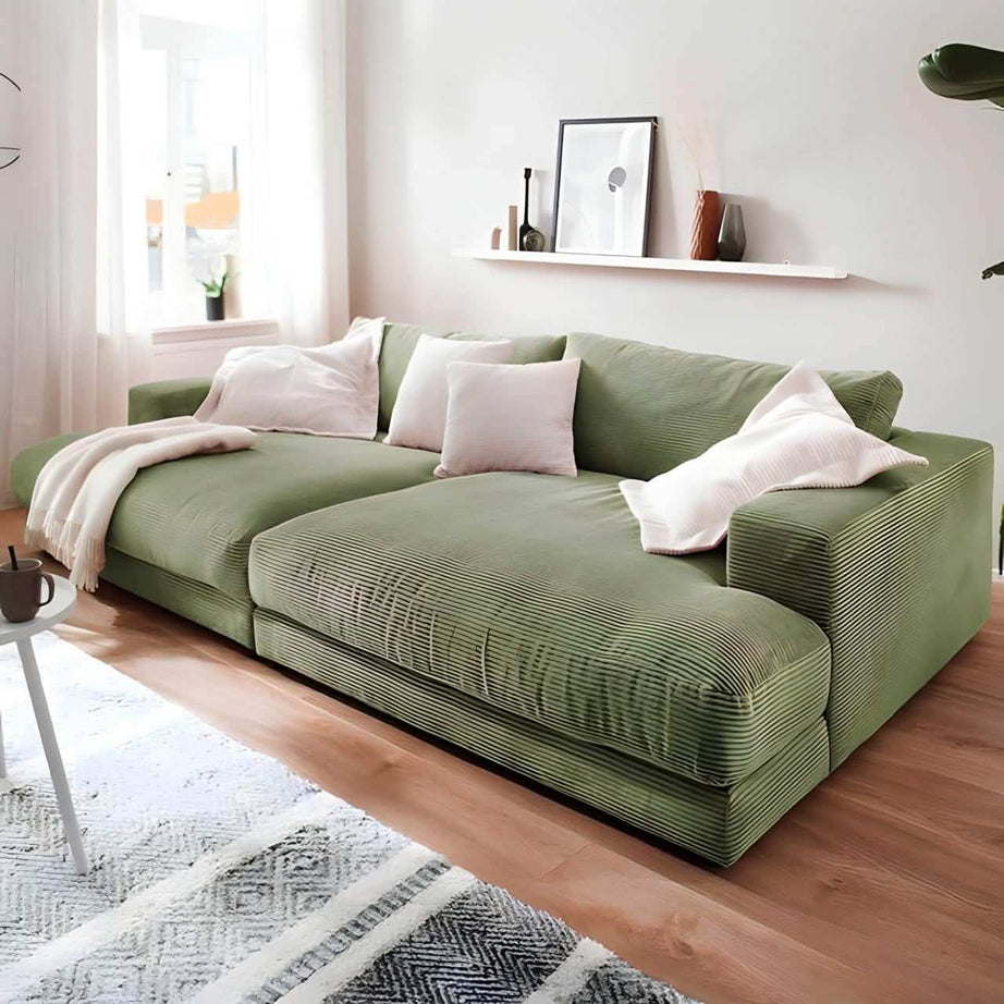 كنبة أنيقة خشبية فاخرة - Baytuk