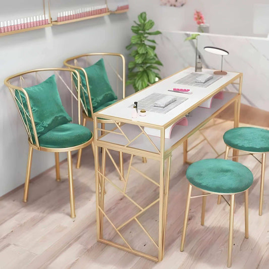 أنيقة سفرة معدن مع كراسي مريحة - Baytuk