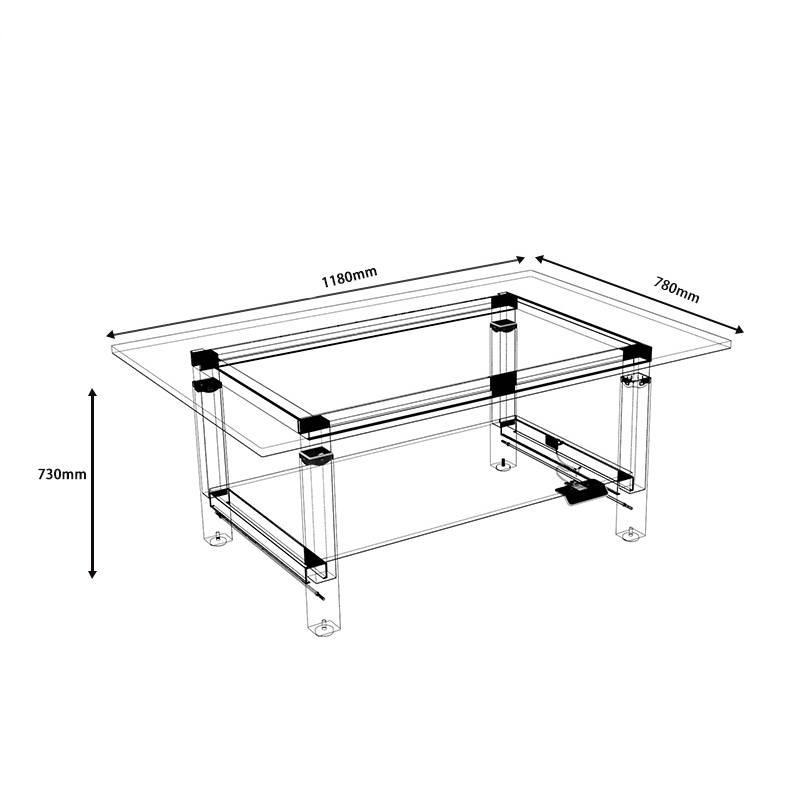 طاولة قهوة مينامليست - LEGACY