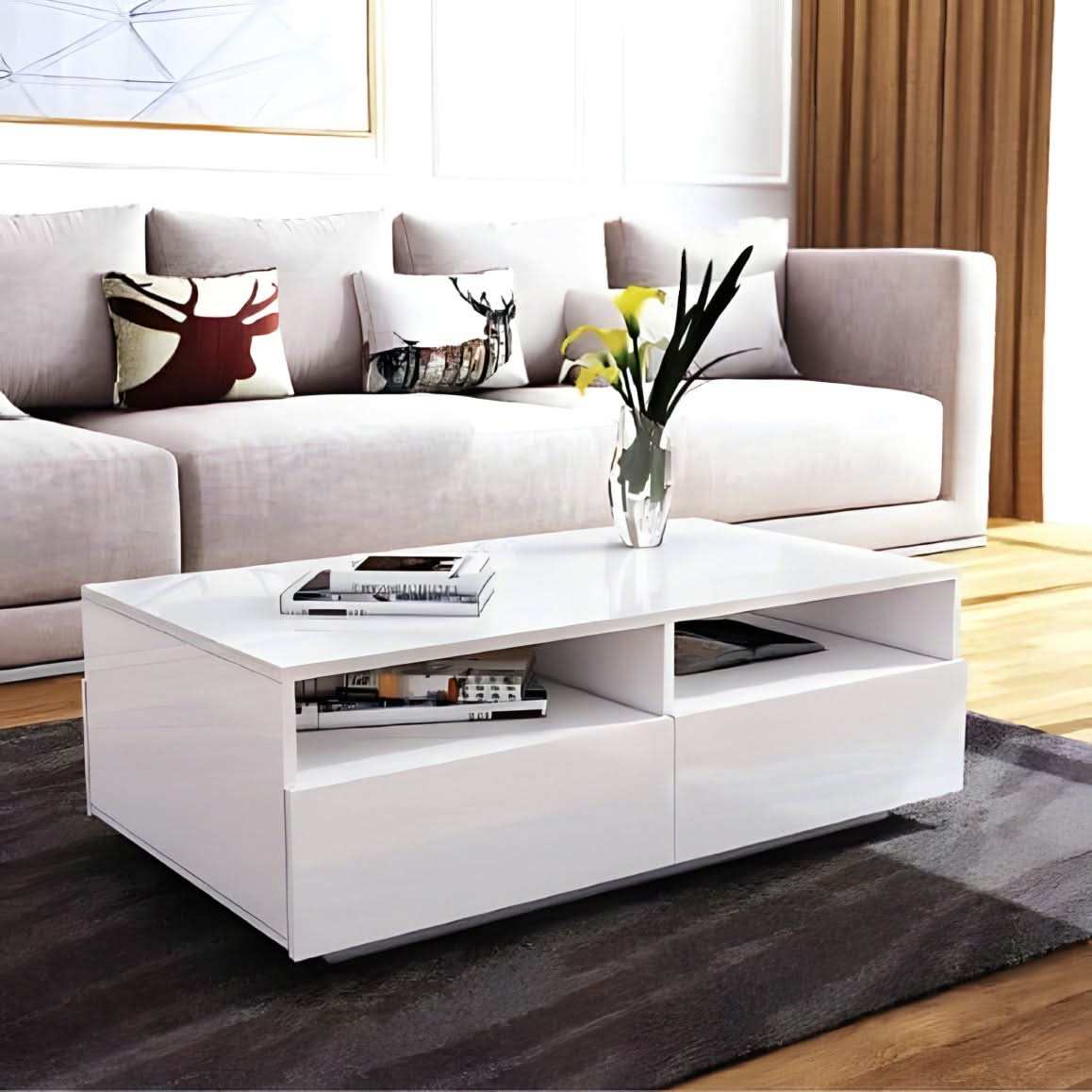 طاولة قهوة ام دي اف - Baytuk