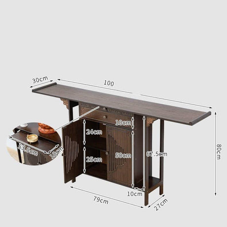 كونسول خشبي فاخر - CRAFTY