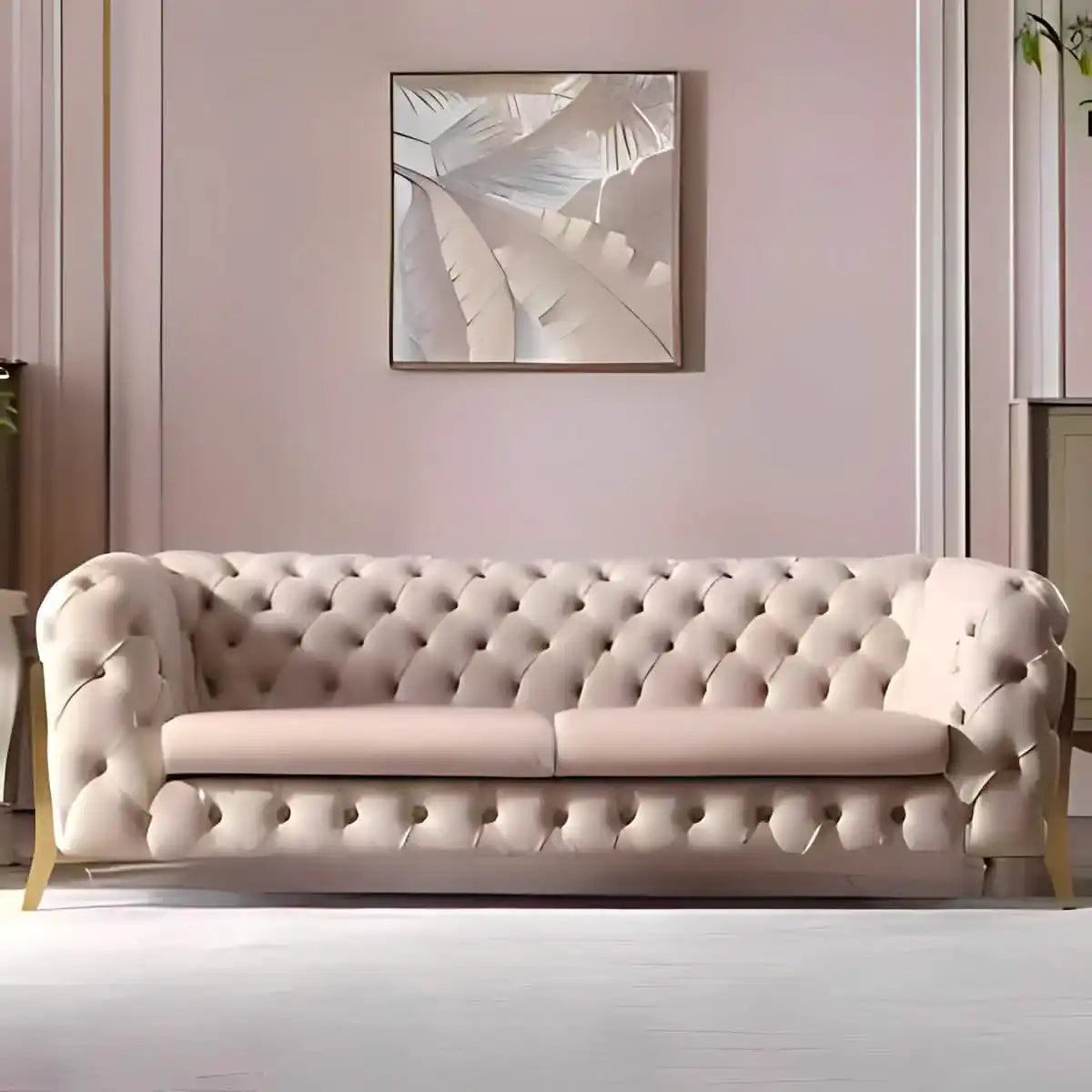 كنبة فاخرة خشب زان مريحة - Baytuk