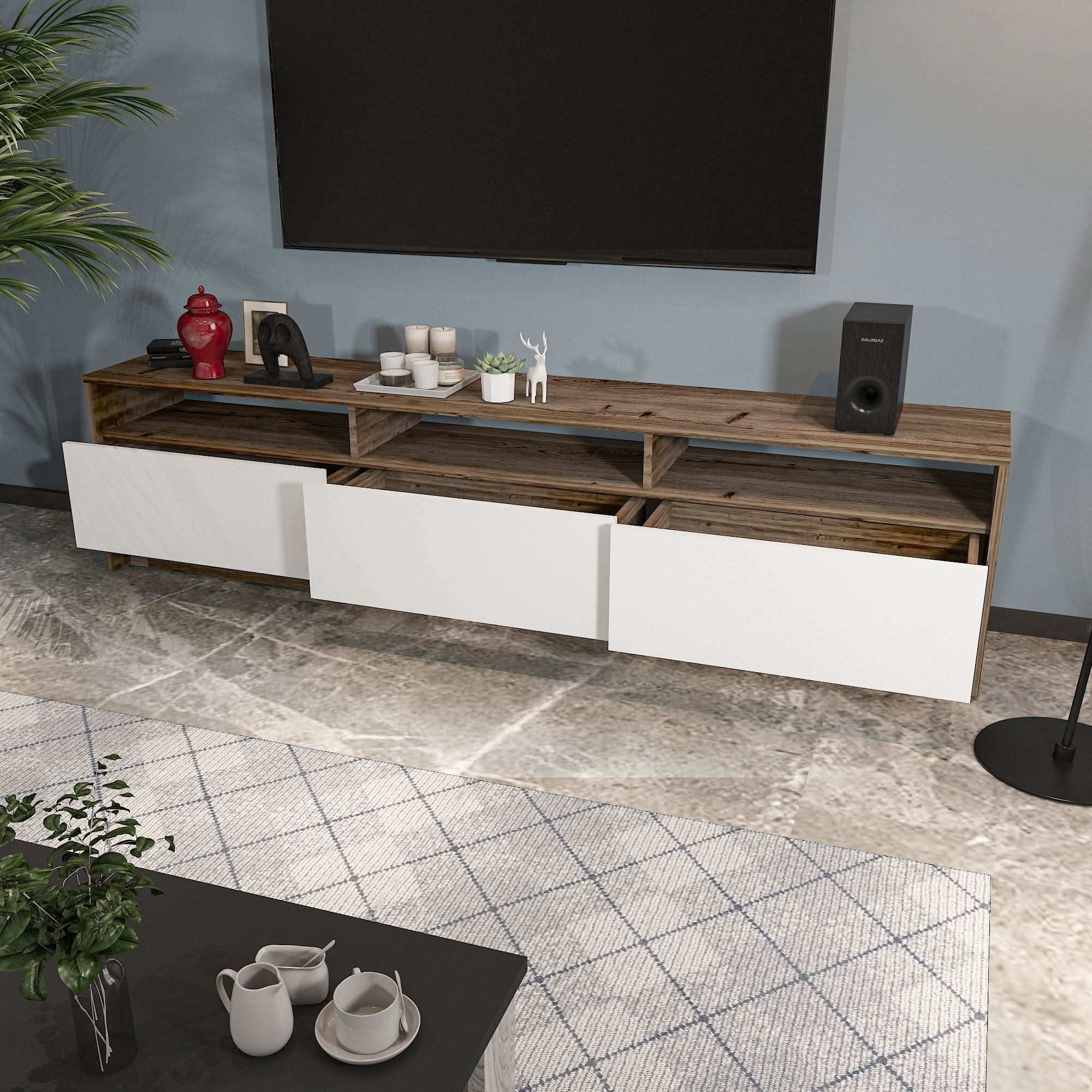 طاولة تلفاز متعددة الأدراج - Baytuk