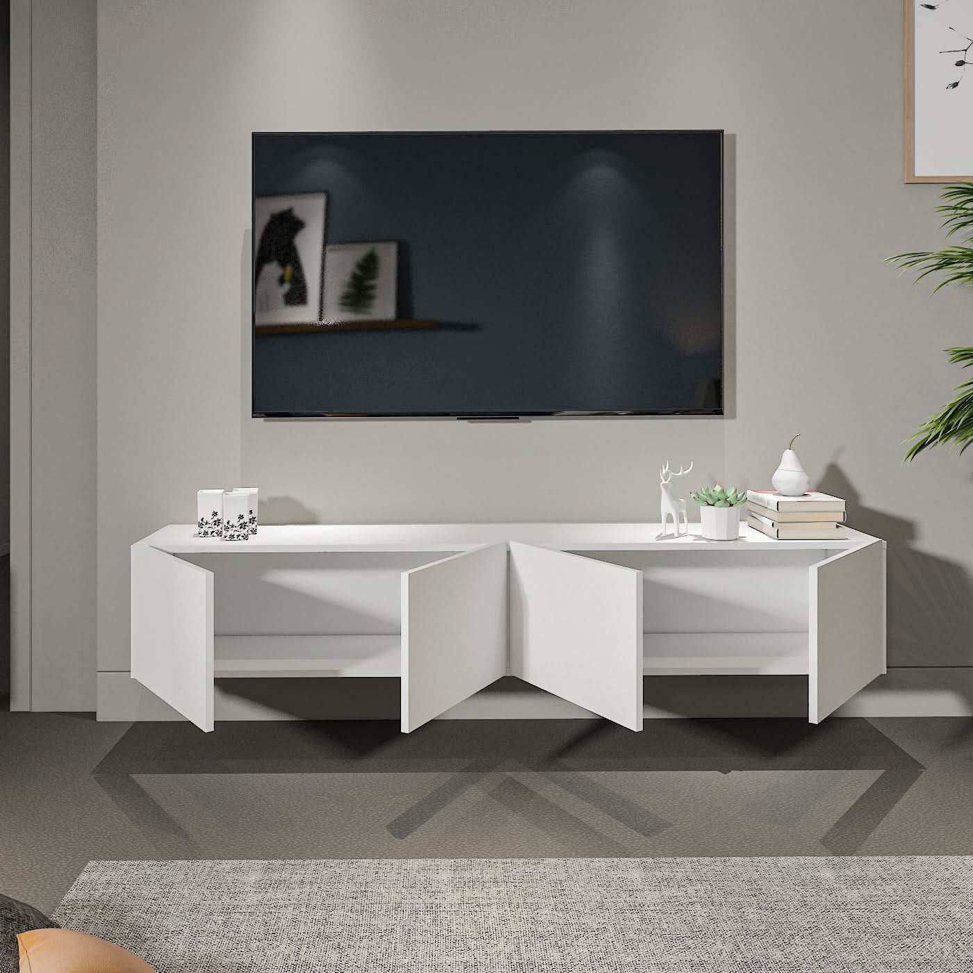 طاولة تلفاز معلقة - Baytuk