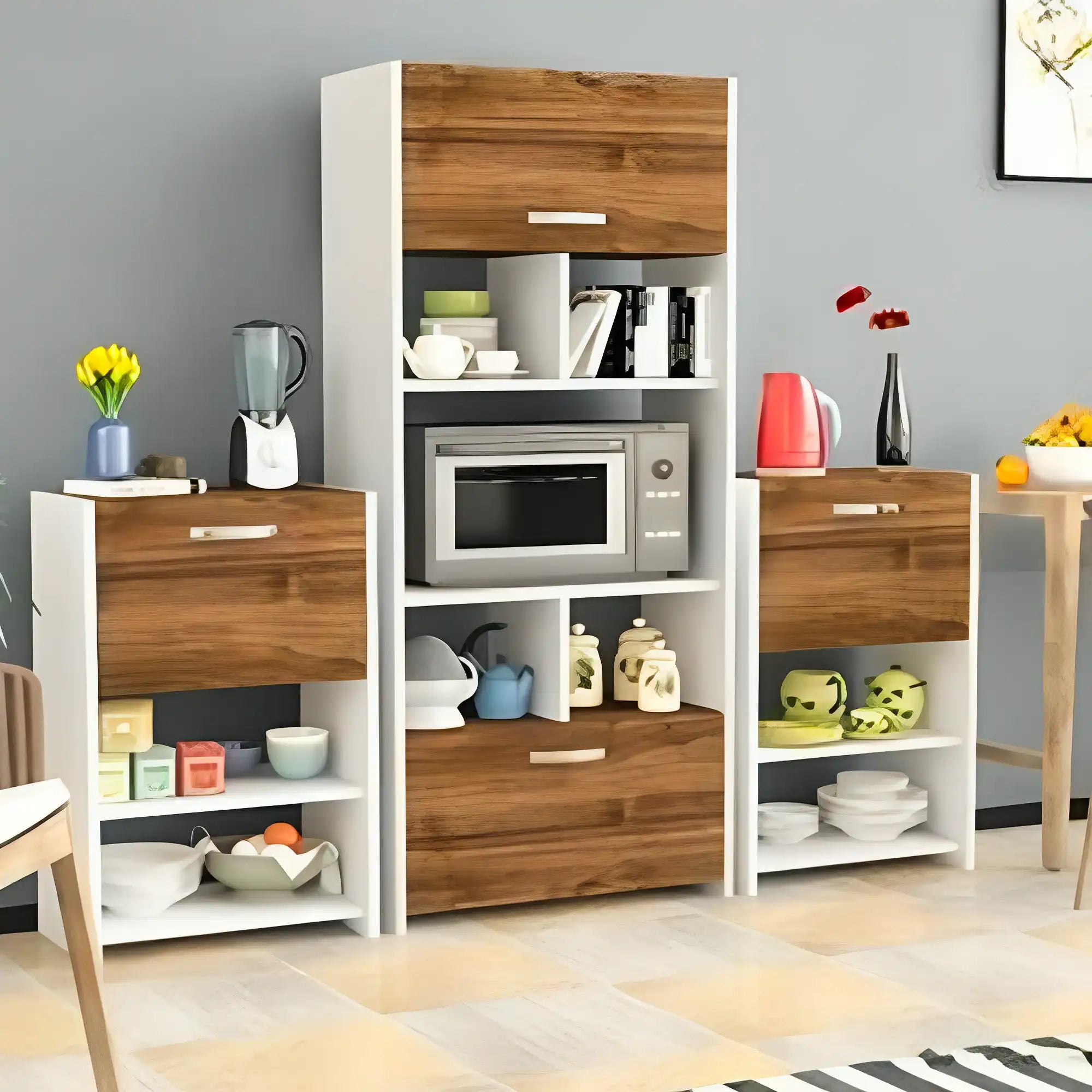 مجموعة وحدات تخزين بأرفف متعددة - Baytuk