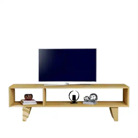 طاولة تلفاز خشبية بتصميم بسيط - Baytuk