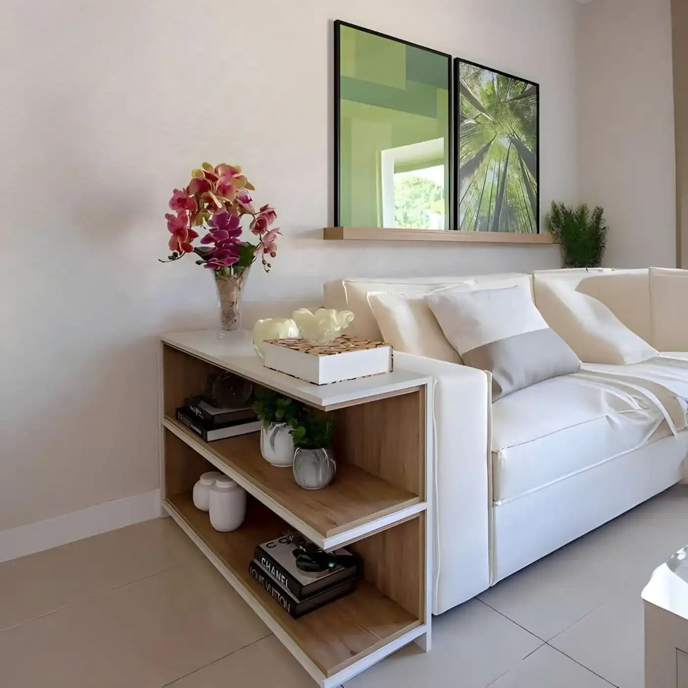 طاولة جانبية خشبي برفين - Baytuk