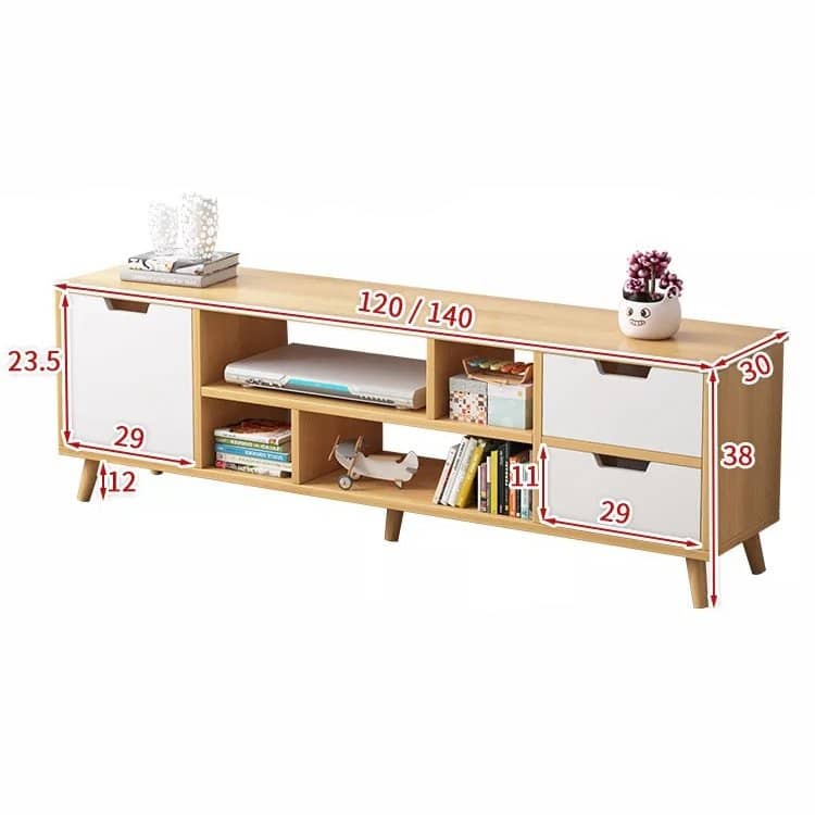 طاولة تلفزيون خشبية - LEGACY