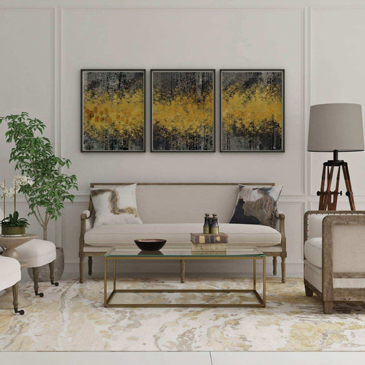 طقم لوحات3 قطع متعدد الألوان 120*60 سم - Baytuk