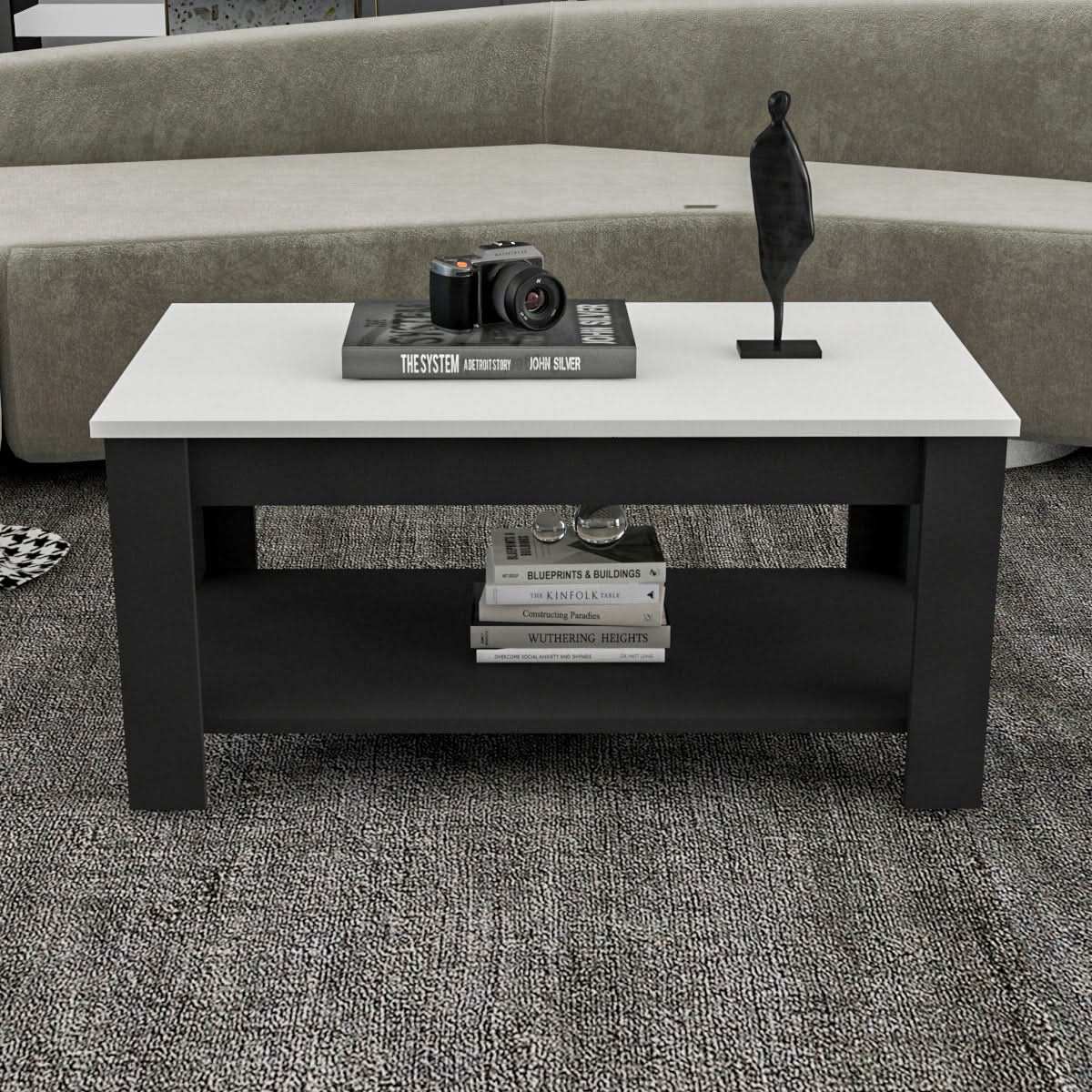 طاولة قهوة خشبية