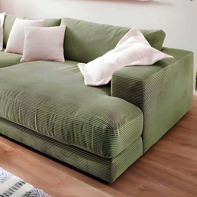 كنبة أنيقة خشبية فاخرة - Baytuk