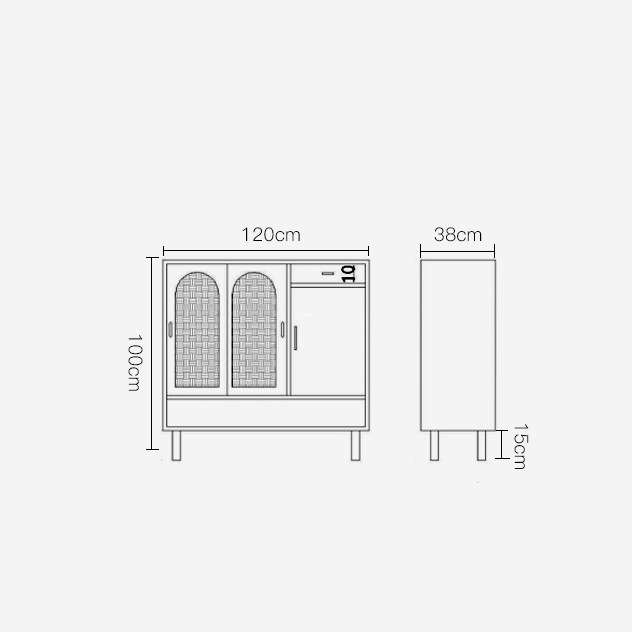 خزانة أحذية ريفي - PRESTIGE