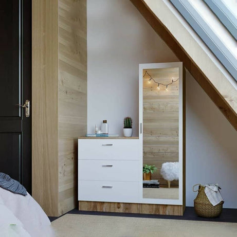 دولاب بتسريحة خشب - LUCY