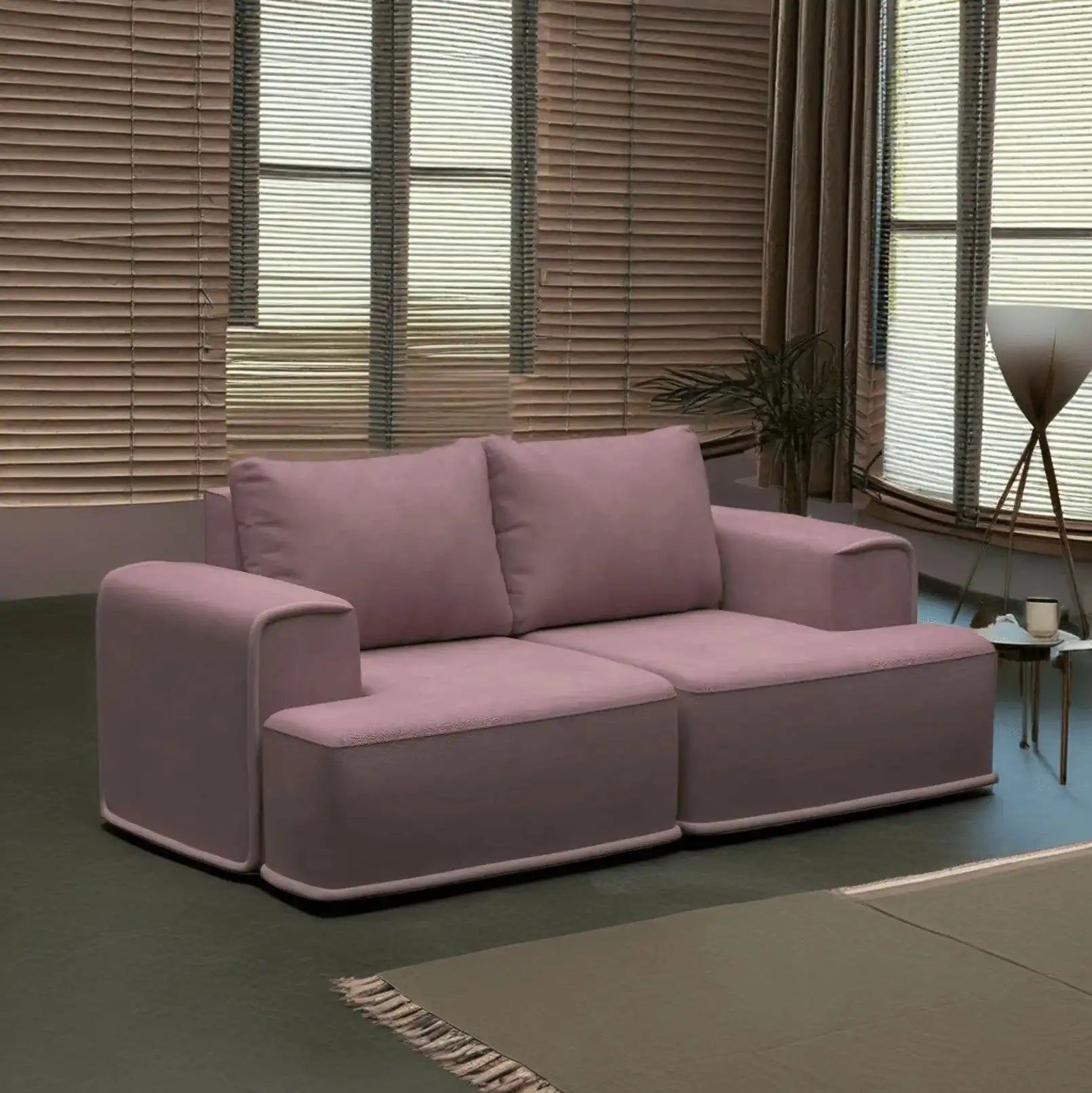 كنبة خشب طبيعي 200*90*86 سم - HIP70 - Homix