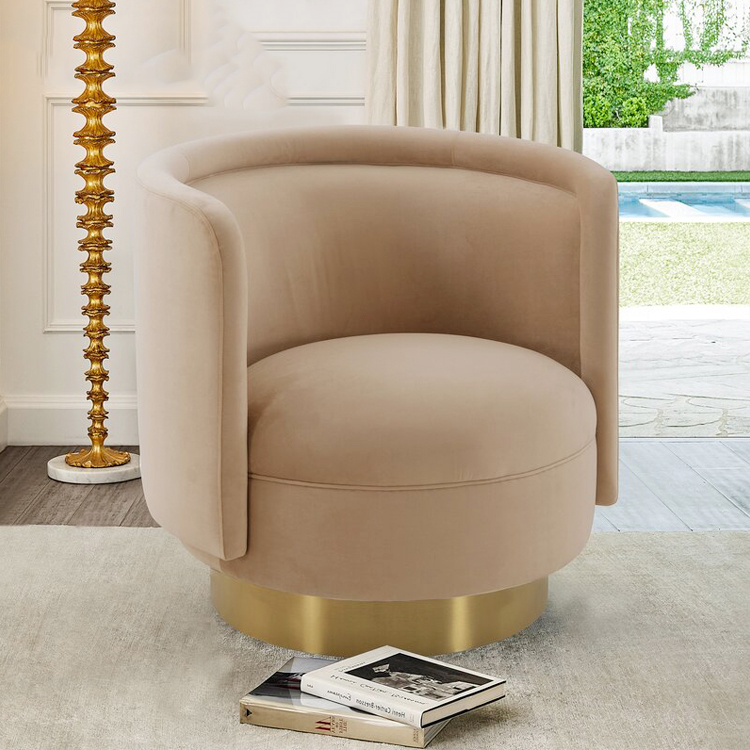 كرسي مفرد مخملي -  SELA