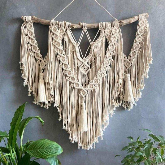 مكرمية جدارية فريدة 130 سم - Baytuk