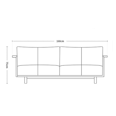 كنبة خشبي فاخرة - SELA