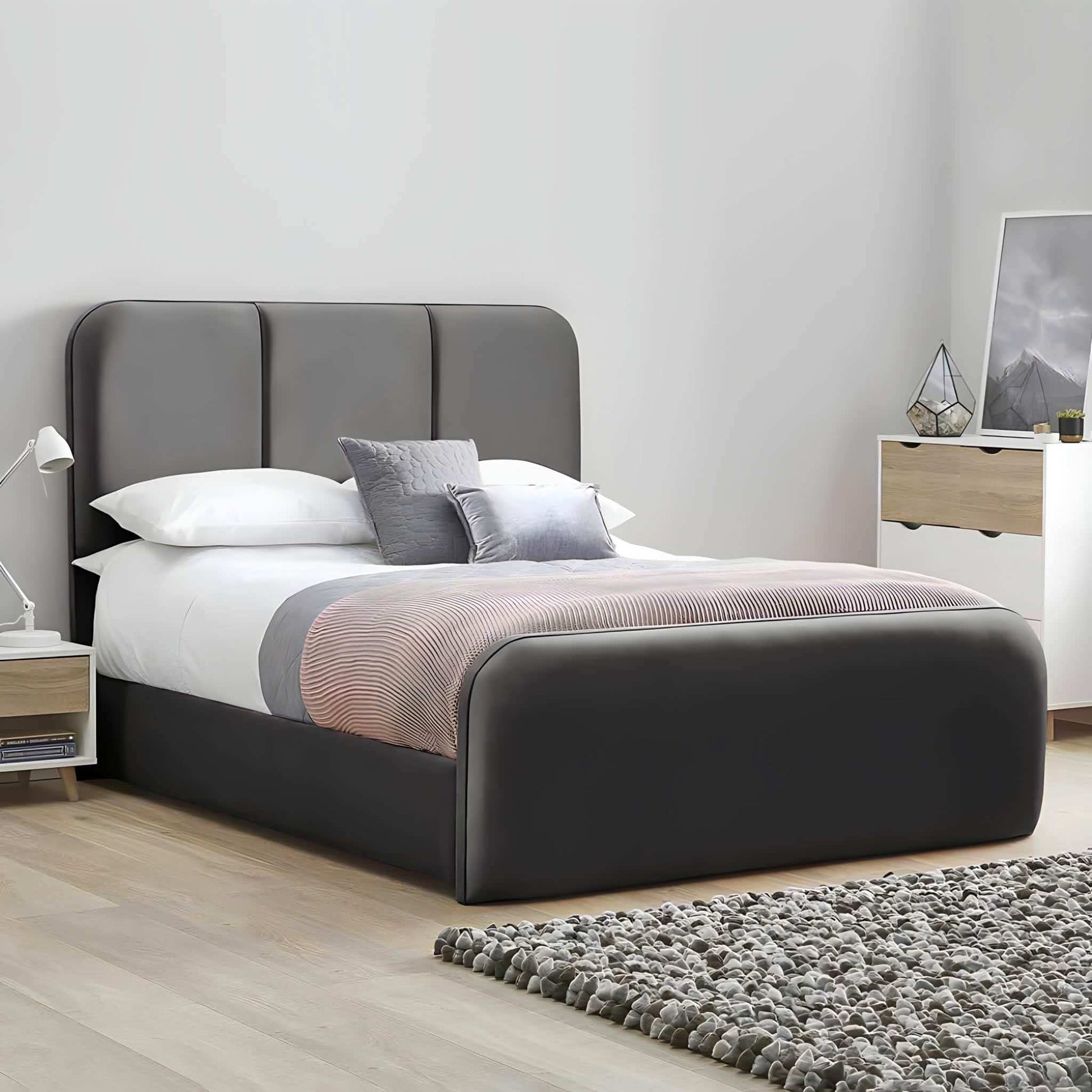 سرير خشب كونتر عصري - Baytuk