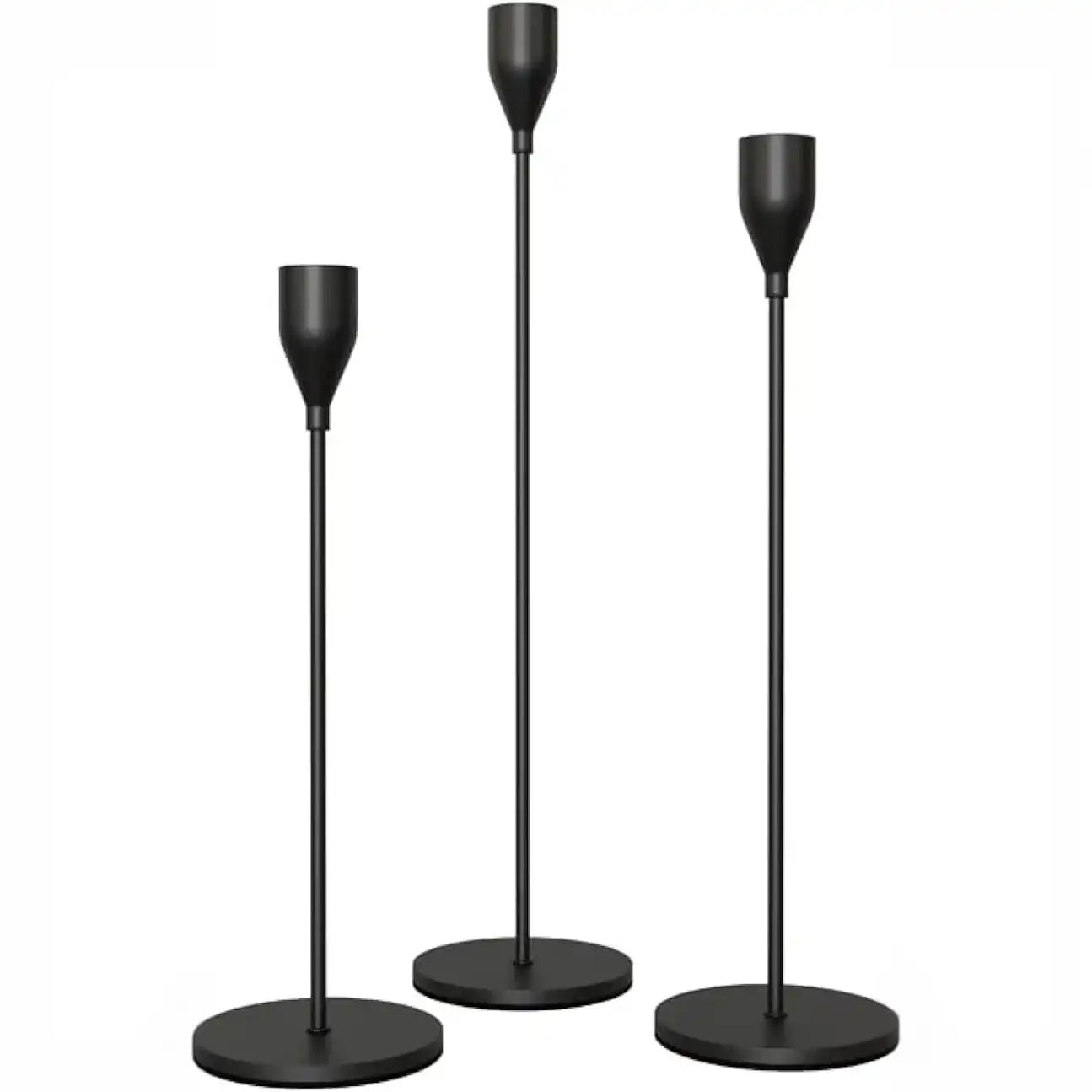 طقم حامل شموع ، 3 قطع