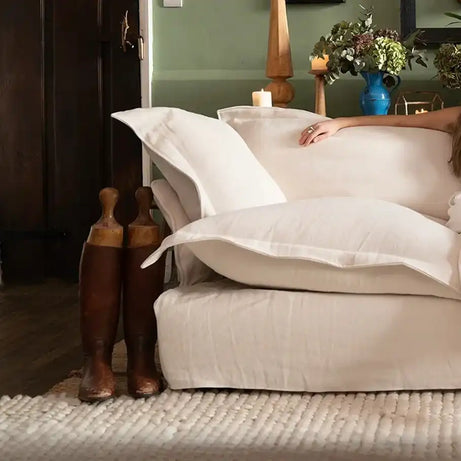 كنبة فاخرة خشب طبيعي - Baytuk