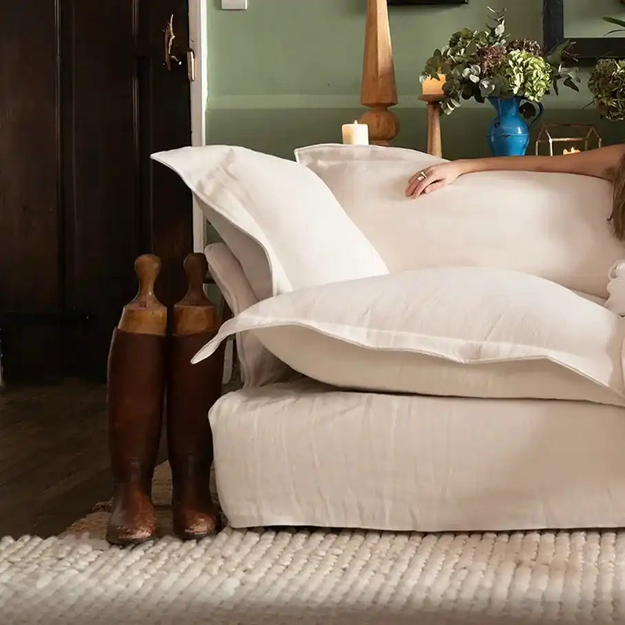 كنبة فاخرة خشب طبيعي - Baytuk