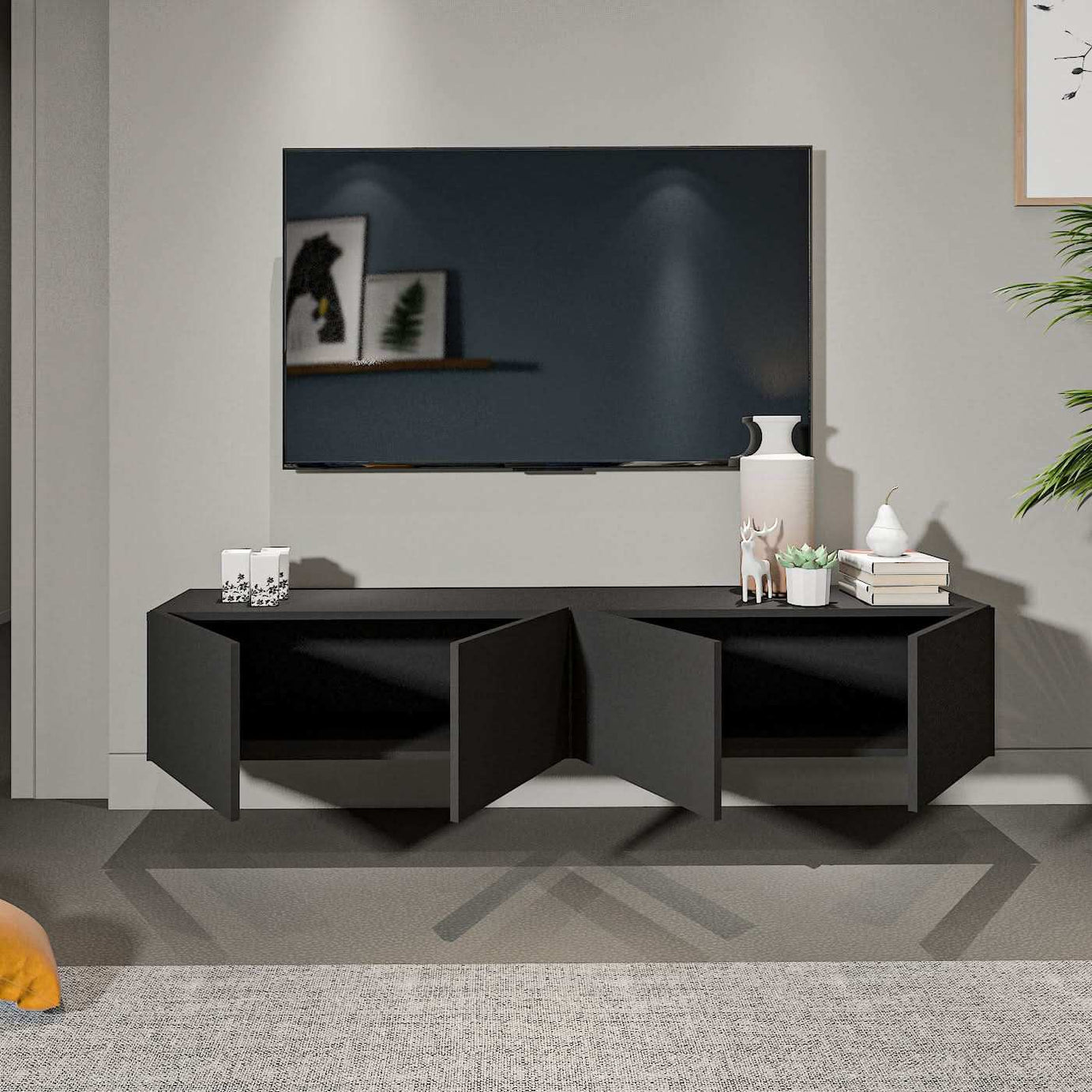 طاولة تلفاز معلقة - Baytuk