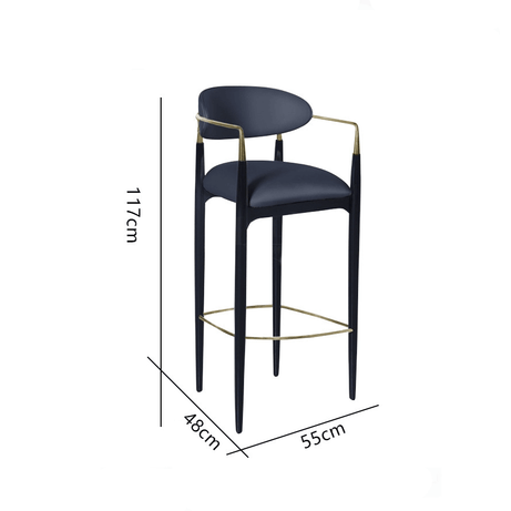 كرسي بار معدني - COMFORT