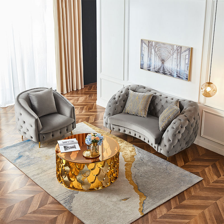 طقم كنب مخملي - MERA