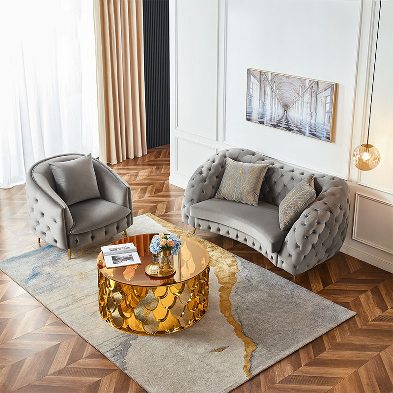 طقم كنب مخملي - MERA