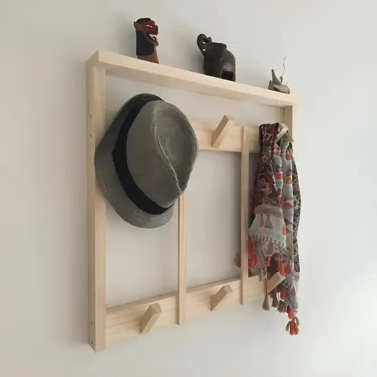 علاقة ملابس خشبية أنيقة لتنظيم مثالي - Baytuk