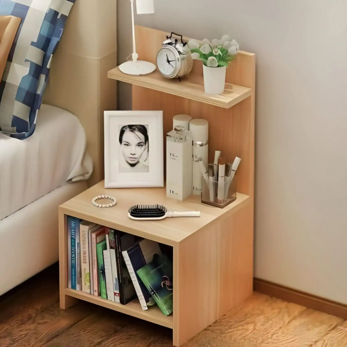 طاولة جانبية برف تخزين - Baytuk