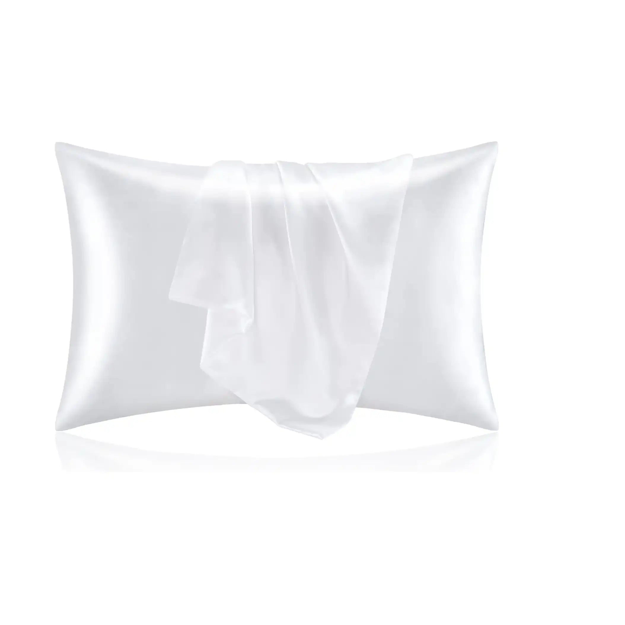 طقم غطاء ستان للوسائد، قطعتين