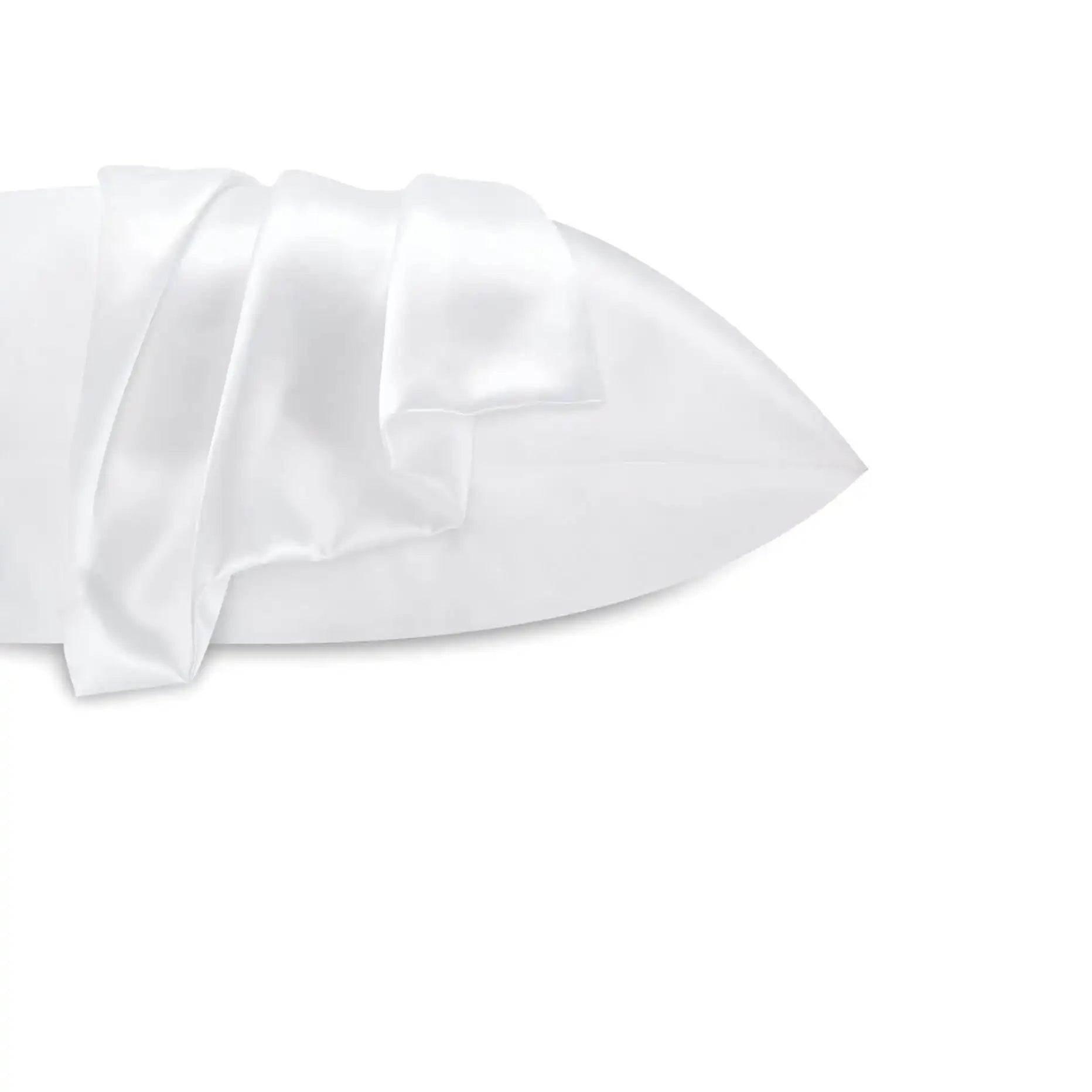 طقم غطاء ستان للوسائد، قطعتين