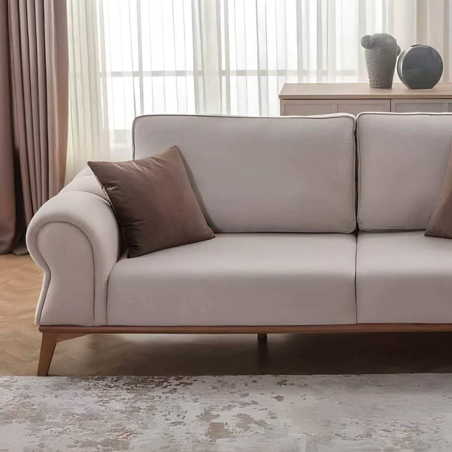 كنبة فاخرة خشب زان راقية - Baytuk